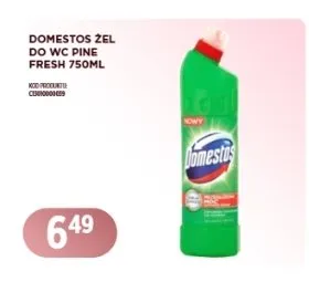Żel do WC Domestos Pine Fresh promocja w Leo Market