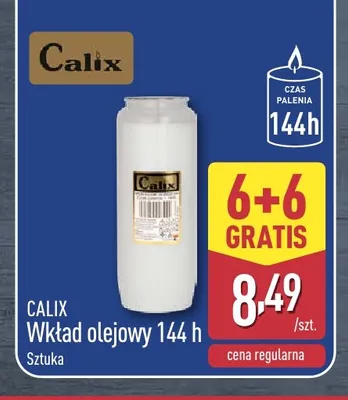 Wkład olejowy 144 h Calix promocja w Aldi