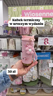 Kubek termiczny w kwiaty promocja w Pepco