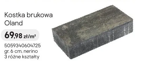 Kostka brukowa Oland nerino promocja w Castorama