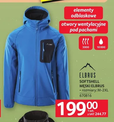 Softshell męski Elbrus promocja w Selgros
