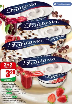 Jogurt różne rodzaje promocja w Dino