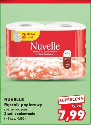 Ręcznik papierowy Nuvelle promocja w Kaufland