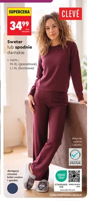 Sweter damski Clevé promocja w Biedronka