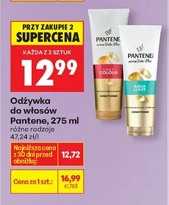 Odżywka do włosów różne rodzaje promocja w Biedronka