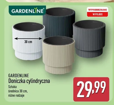 Doniczka cylindryczna promocja w Aldi