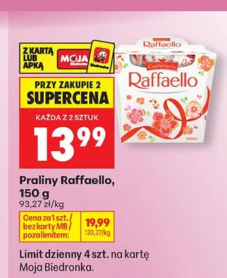 Praliny Raffaello promocja w Biedronka