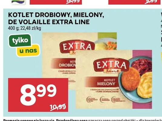 Kotlet drobiowy Extra Line promocja w Stokrotka