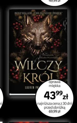 Książka Wilczy Król Lauren Palphreyman oprawa miękka promocja w Empik