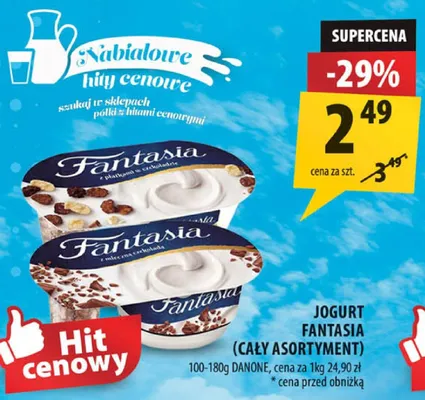 Jogurt fantasia promocja w Arhelan