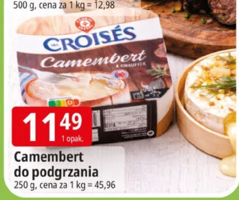 Camembert do podgrzania promocja w Leclerc