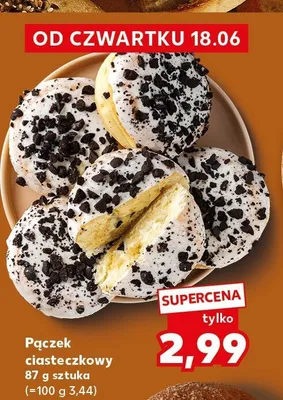 Pączek ciasteczkowy promocja w Kaufland