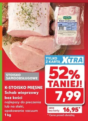 Schab wieprzowy bez kości promocja w Kaufland