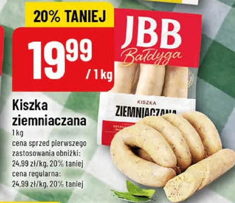 Kiszka ziemniaczana promocja w POLOmarket