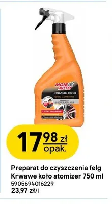 Preparat do czyszczenia felg Krwawe koło atomizer Moje Auto promocja w Castorama