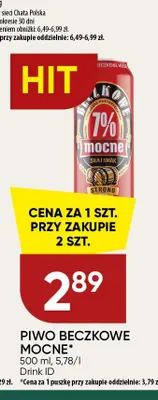 Piwo Beczkowe Mocne promocja w Chata Polska