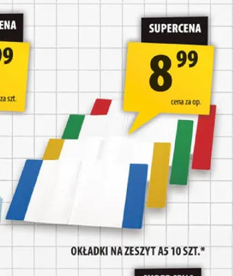 Okładki na zeszyt A5 10-pak promocja w Arhelan