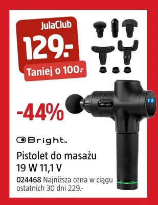 Pistolet do masażu Bright promocja w Jula