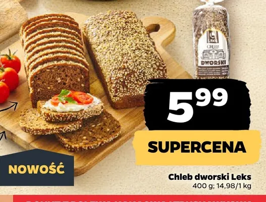 Chleb dworski Leks promocja w Netto