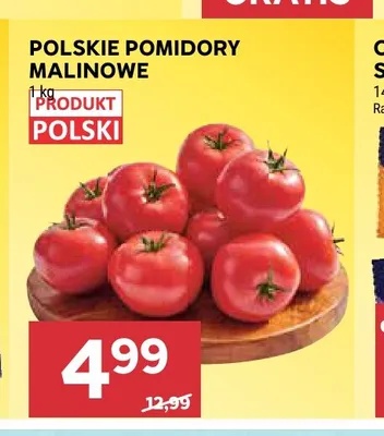 Pomidory malinowe promocja w Stokrotka