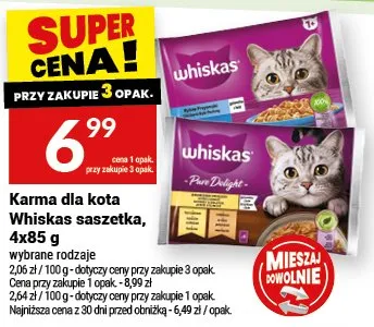 Karma dla kota saszetka promocja w Twój Market