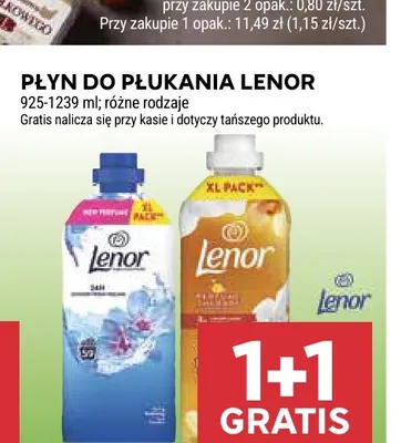 Płyn do płukania Lenor promocja w Stokrotka