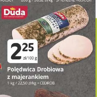 Polędwica drobiowa z majerankiem Cedrob promocja w Marketvita