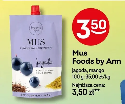 Mus Foods by Ann jagoda, mango promocja w Żabka