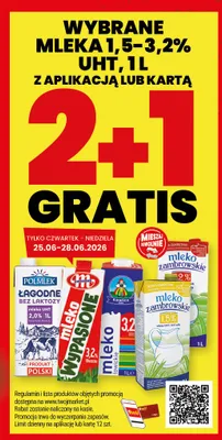 Mleko UHT Zambrowskie 1,5% promocja w Twój Market
