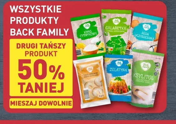 Produkty Back Family promocja w Aldi