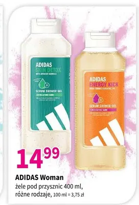 Żel pod prysznic Adidas Woman Energy Kick promocja w Drogerie Polskie