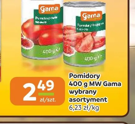 Pomidory Gama promocja w Społem Częstochowa