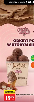Lody Marletto Good Lood z kremem Choconoot promocja w Biedronka