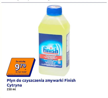 Płyn do czyszczenia zmywarki Finish Cytryna promocja w Action