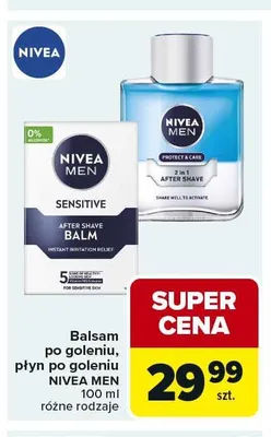 Balsam po goleniu, płyn po goleniu NIVEA MEN promocja w Carrefour Market