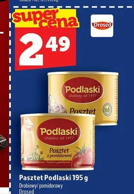 Pasztet Podlaski drobiowy Drosed promocja w TOPAZ
