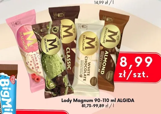 Lód Magnum Pink Lemonade promocja w emma MARKET