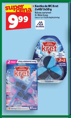 Kostka do WC Kret 2-pak 40 g promocja w TOPAZ