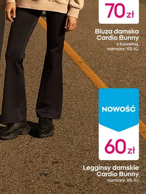 Legginsy damskie Cardio Bunny promocja w Pepco
