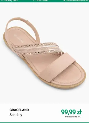 Sandały Graceland promocja w Deichmann
