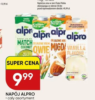 Napój migdałowy Alpro Migdałowe promocja w Chata Polska
