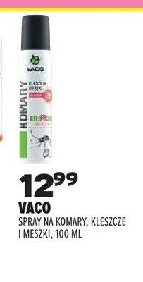 Spray na komary, kleszcze i meszki Vaco promocja w Drogerie Natura
