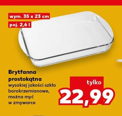 Brytfanna prostokątna promocja w Kaufland