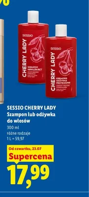 Odżywka do włosów Sessio Cherry Lady promocja w Lidl