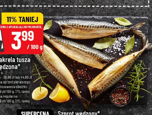 Makrela tusza wędzona promocja w POLOmarket
