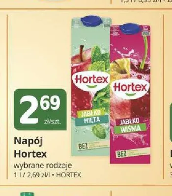 Napój Hortex Jabłko Wiśnia promocja w Marketvita
