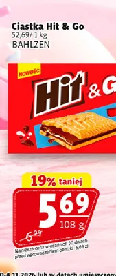 Ciastka Hit & Go Bahlsen promocja w Prim Market