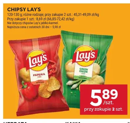 Chipsy Lay's papryka promocja w Stokrotka