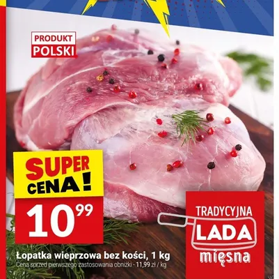 Łopatka wieprzowa bez kości promocja w Twój Market