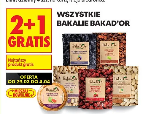 Bakalie promocja w Biedronka